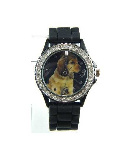 Dog Silicon Strap Watch