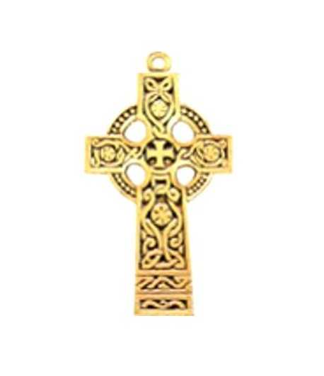 Large Gothic Style Cross Pendant 78x43mm