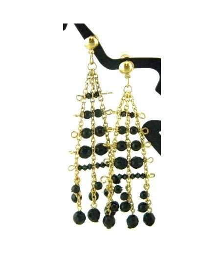 Chandelier on Gold Earrings - DAG-ER3