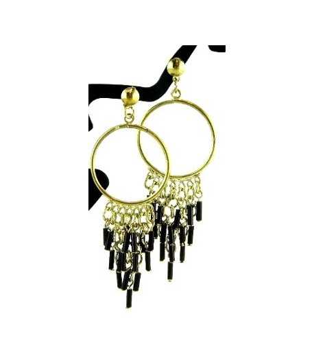 Chandelier on Gold Earrings - DAG-ER1