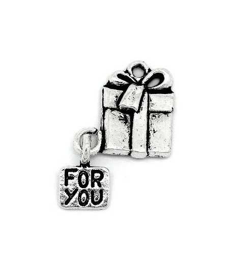 Present for You Charm 26x16mm