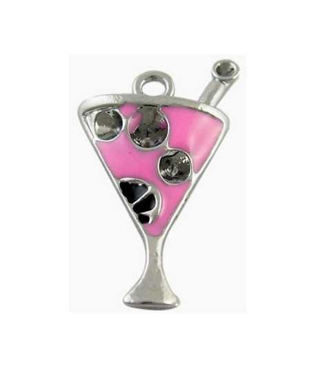 Martini Glass Charm 26x15mm