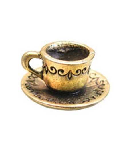 Cup & Saucer Charm 16x16mm