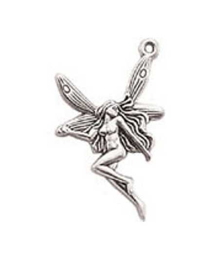 Angel and Fairies Charms Large Fairy Charm Charm Finishes Antique