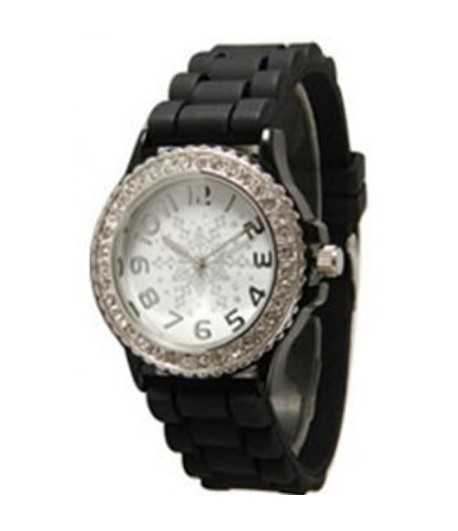 Snowflake Silicon Strap Watch - 10225