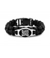 Black Lives Matter Paracord Bracelet