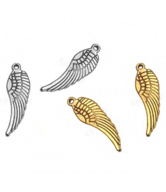 # PDU-3786 31x9mm Angel Wing Charms