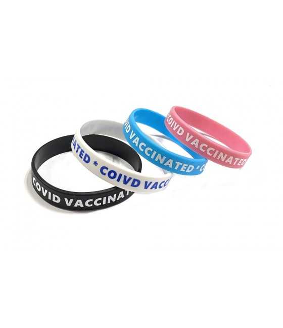 Covid Vaccinated Silicon Bracelets