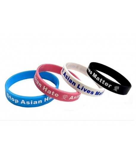 Stop Asian Hate Silicone Bracelets