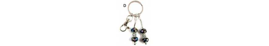 Beaded Key Chains with Euro Beads